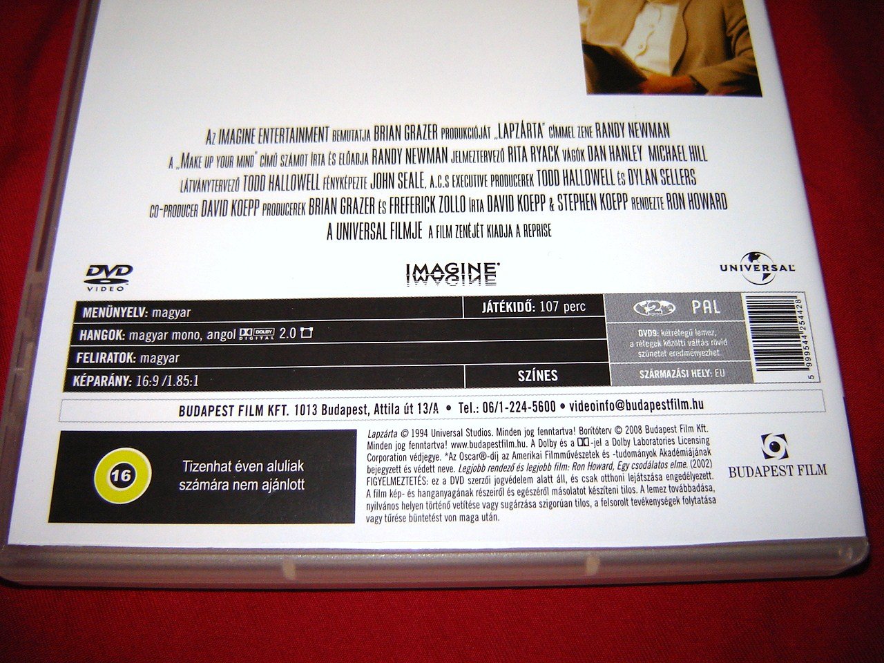 The Paper (1994) DVD - Classic Comedy Movie by Ron Howard | Perfect for Movie Nights & 90s Film Collections