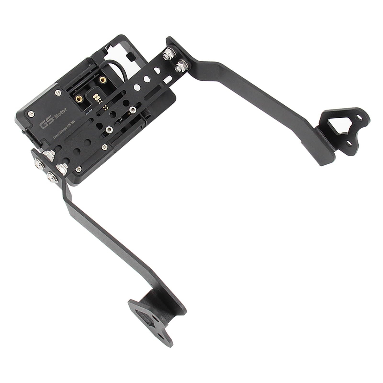 WEAVVE Motorcycle Front Mid Navigation Bracket with Phone Charging | Compatible with Honda CRF1100L Africa Twin Adventure Sports | Universal Phone Mount for Adventure Riding & GPS Navigation (Color: Sets)