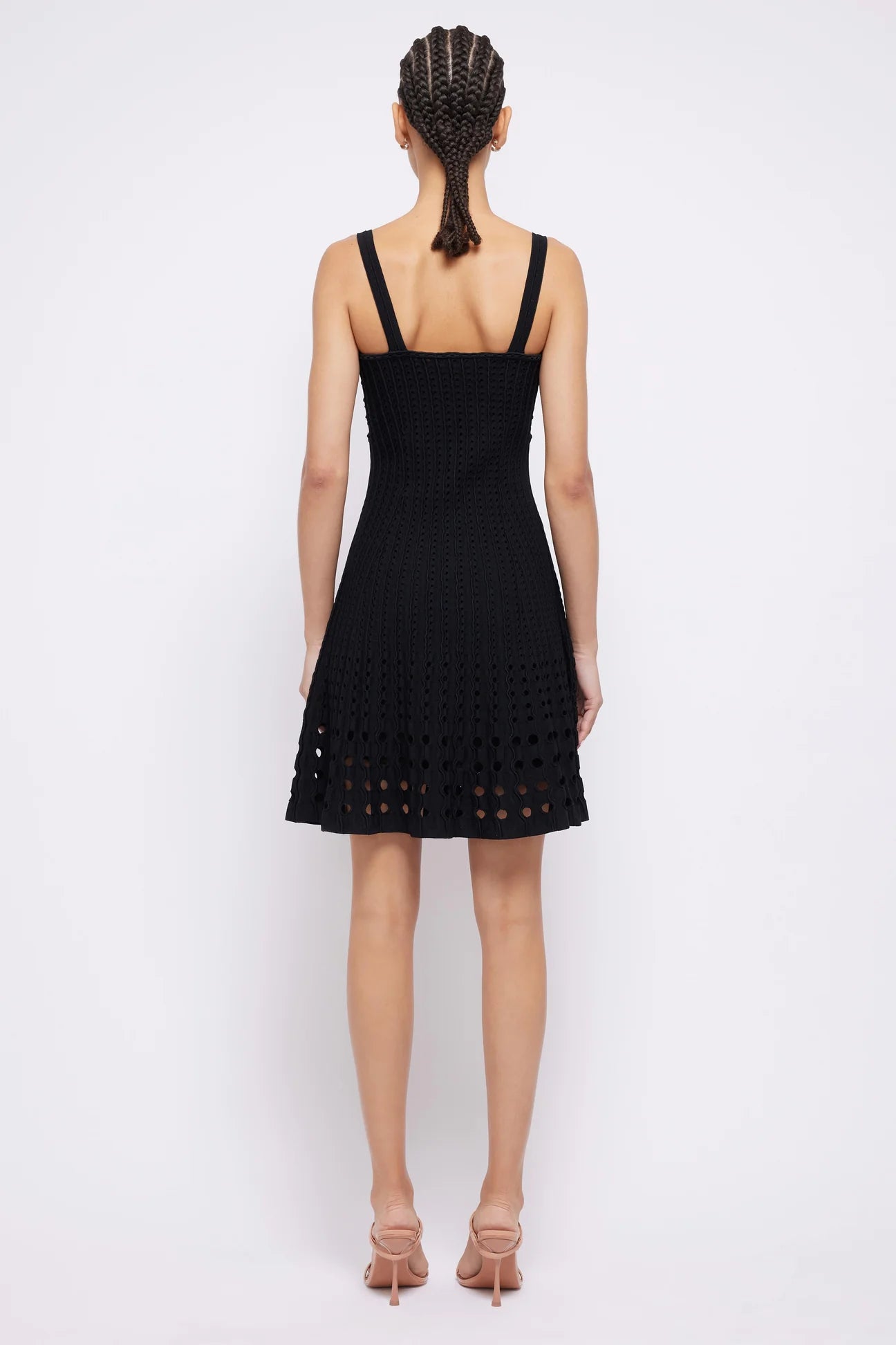 Franklin Mini Dress for Women - Elegant Black Bodycon Dress for Night Out, Party, or Date Night | Slim Fit Short Sleeve Cocktail Dress