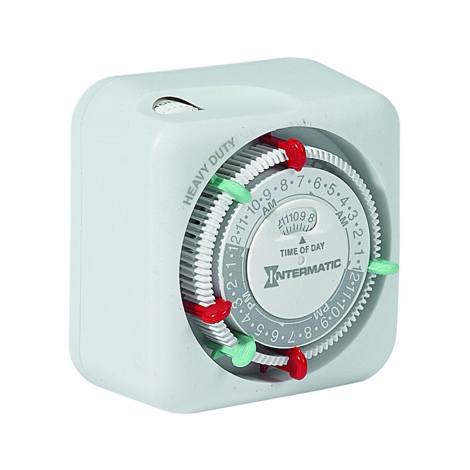 24 Hour Heavy Duty Indoor Mechanical Plug In Timer - Programmable Outlet Timer for Lights, Appliances & Holiday Decorations - Perfect for Home, Office & Energy Saving Use