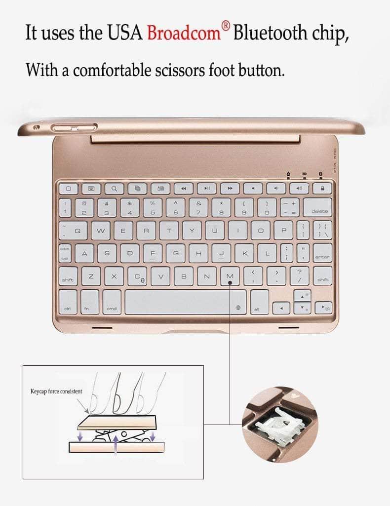 Apple iPad Air 4 (10.9-inch, 2020 Model) Wireless Bluetooth Keyboard Case with Touchpad, Backlit Keys & Stylus Holder - Perfect for Work, Study & Creative Projects