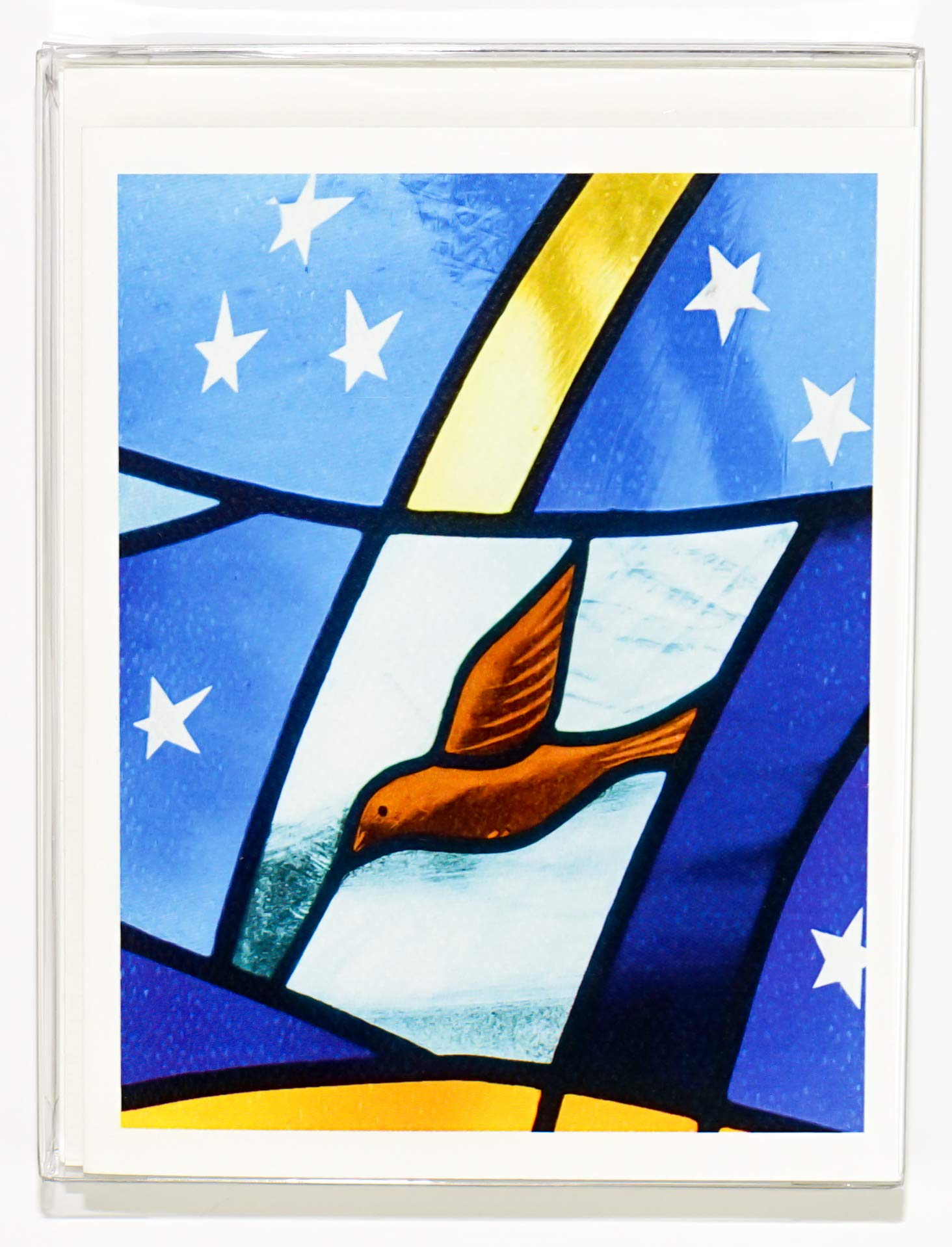 Stained Glass & Mosaic Tile Photography Note Cards - Boxed Set of 16 Blank Greeting Cards (4.25x5.5 inches) with 18 Textured Envelopes | Thank You, Birthday, Get Well, Easter, Mother's Day Cards | Handmade in USA | Perfect for Weddings, Anniversaries & Special Occasions