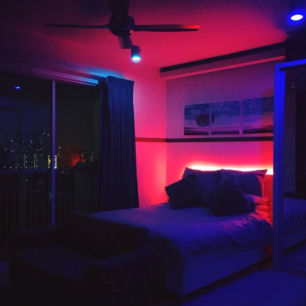16.4ft RGB Waterproof LED Strip Lights - 1365LM High Brightness, Flexible Rope/Tape Lights for Home Decor, Bedroom, Party & Outdoor Use