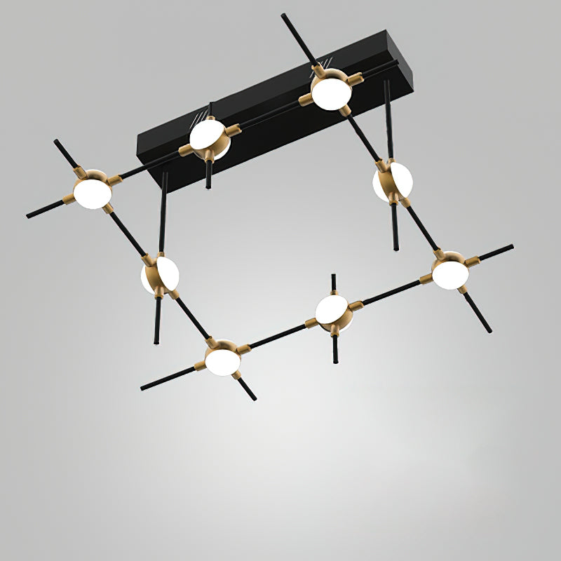 Dorney Modern Floating Ball Ceiling Light Fixture - LED Hanging Sphere Pendant Lamp for Living Room, Bedroom, Dining Room and Office Lighting Decor