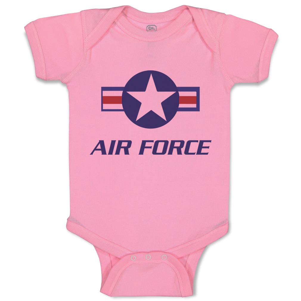 Cute Rascals Baby Bodysuit - Air Force Themed Cotton Onesies for Boys & Girls | Funny Infant Outfit for Playtime, Photo Shoots & Everyday Wear