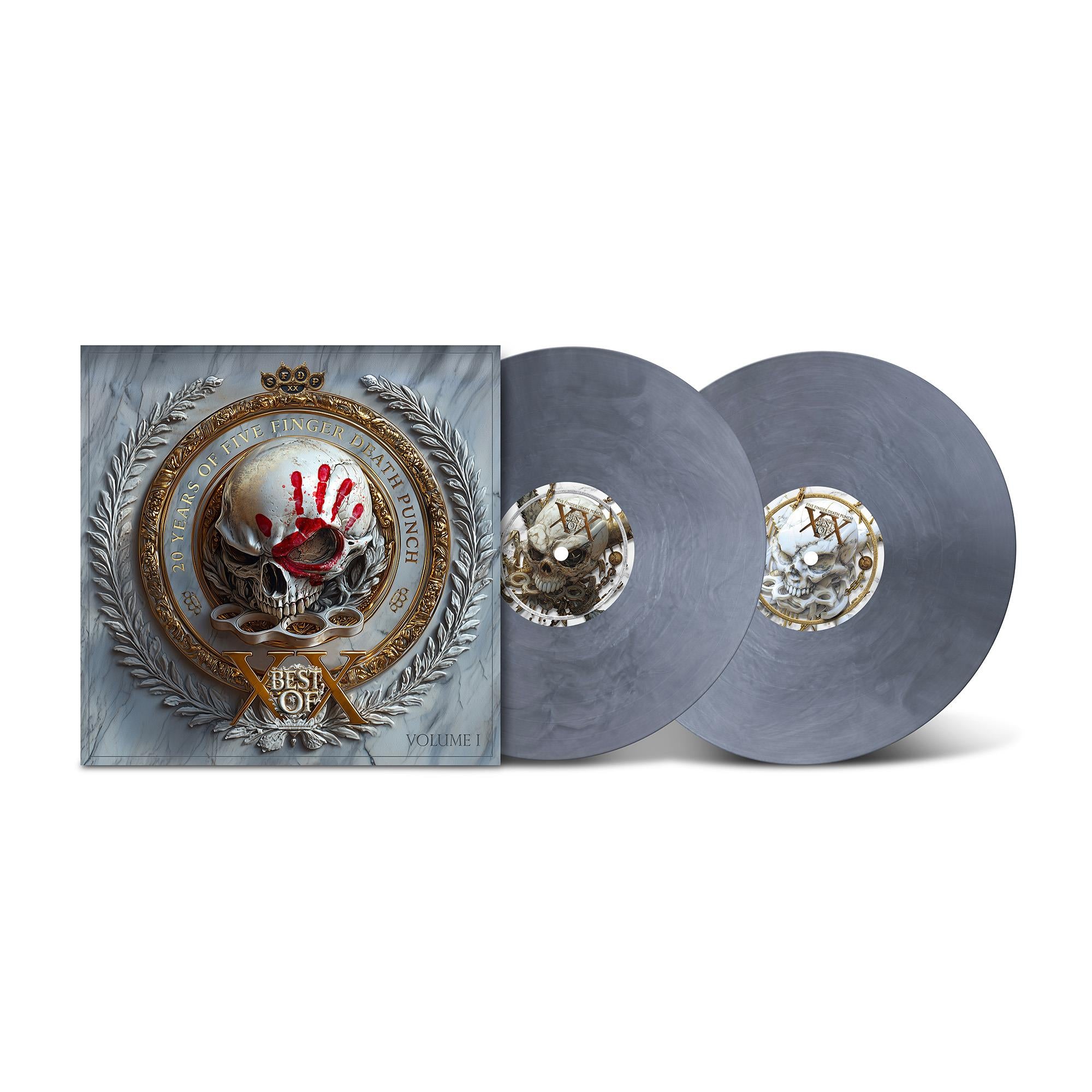 Five Finger Death Punch - 20 Years Best Of Volume 1 (Limited Edition Silver Galaxy Vinyl) | JB Hi-Fi Exclusive | Perfect for Rock Music Collectors & Vinyl Enthusiasts