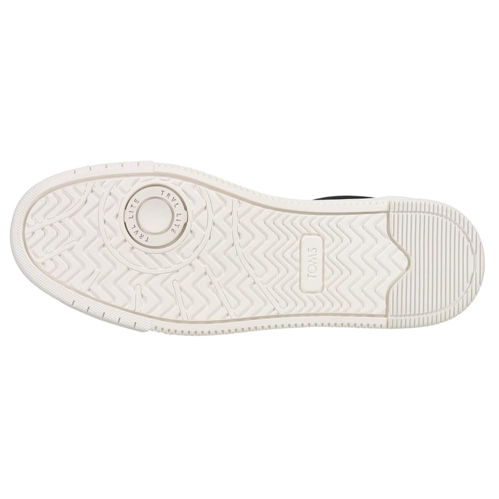 TOMS Men's Travel Lite Low Lace-Up Sneakers - Lightweight Casual Walking Shoes for Men in Black | Perfect for Travel, Work & Everyday Wear
