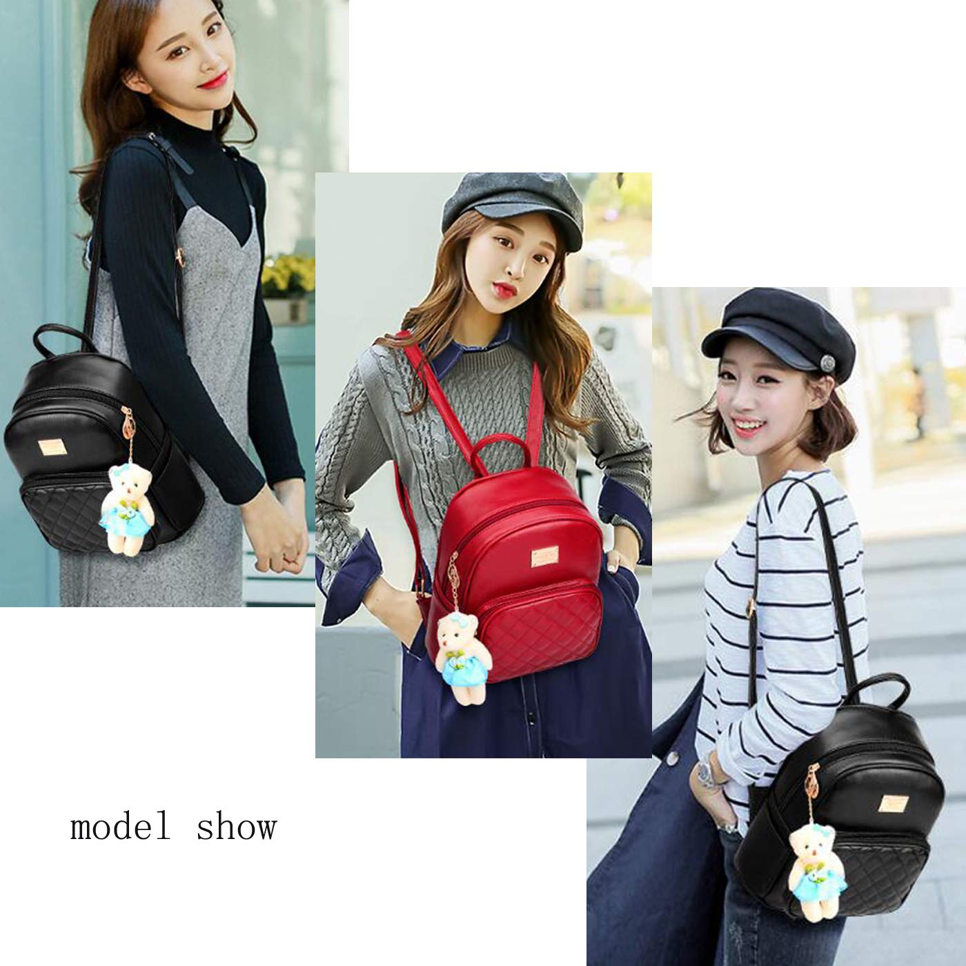 Premium Genuine Leather Backpack Purse for Women - Stylish Satchel School Bag, Durable Casual Travel Daypack - Perfect for Work, College & Outdoor Adventures