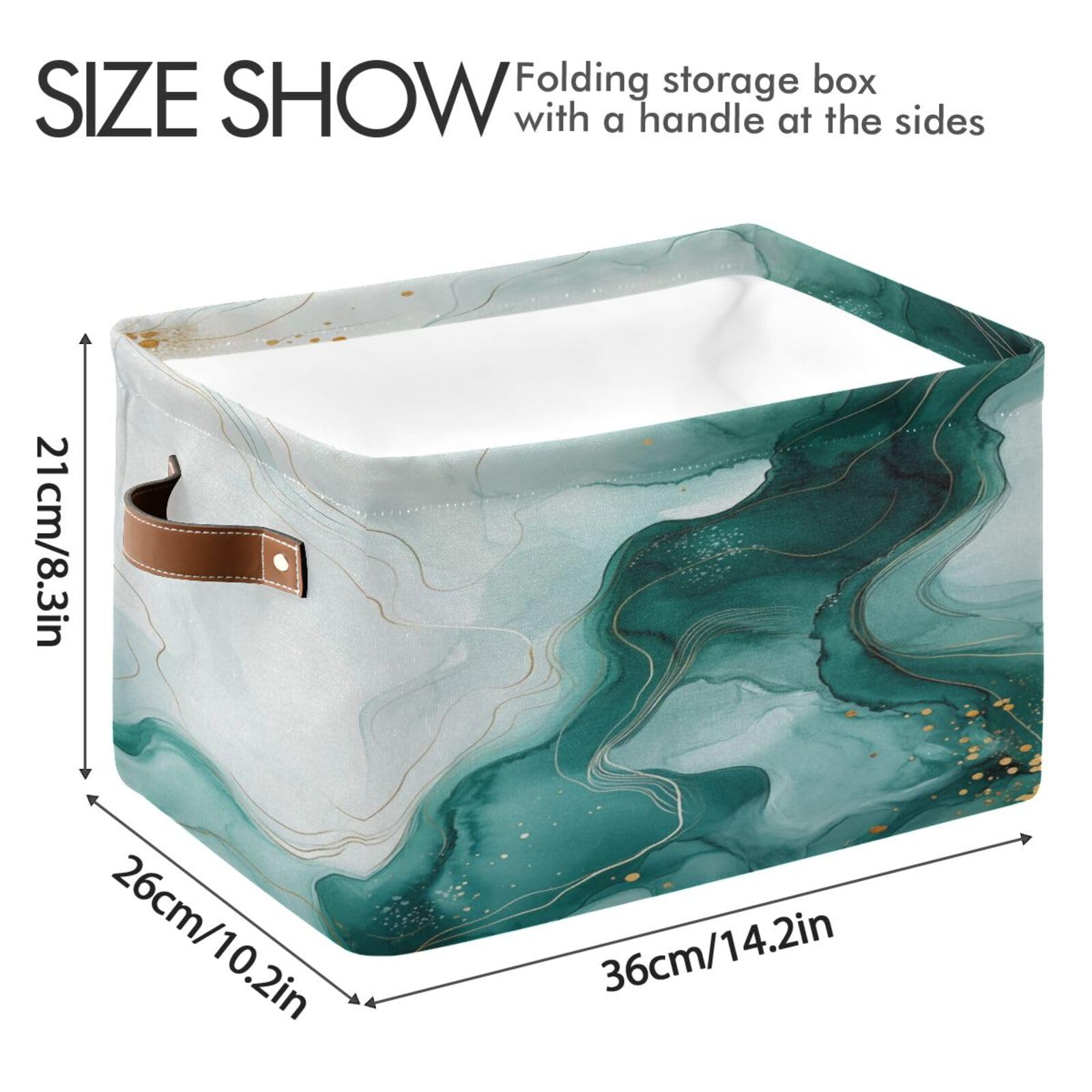Large Fabric Storage Bins with Handles - Collapsible Closet & Shelf Organizers for Clothes, Toys & Home