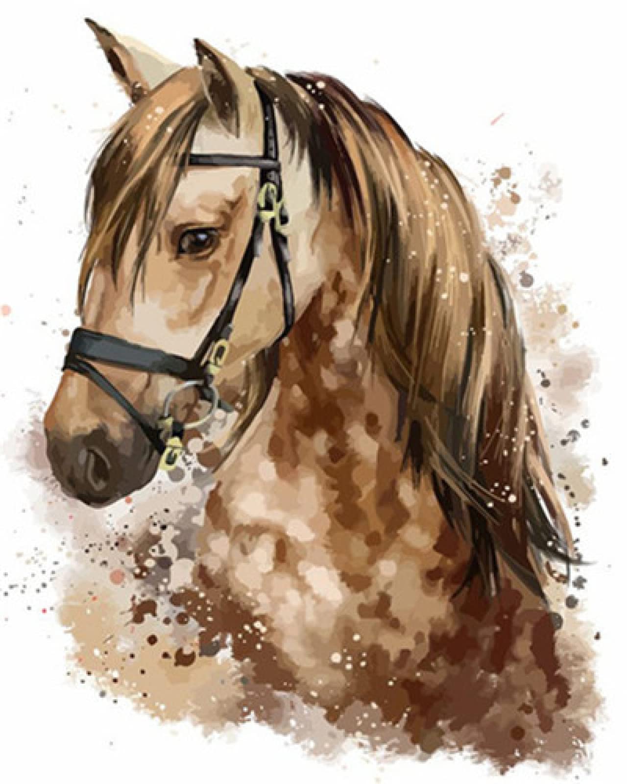 3000 Piece Jigsaw Puzzles for Adults & Kids - Challenging Large Puzzle Game with Beautiful Horse Portrait - Perfect Gift for Family Game Night & Stress Relief