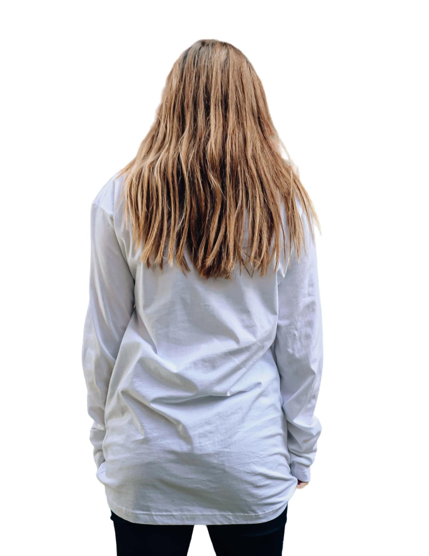 Meet Me Under The Mistletoe Long Sleeve T-Shirt - White Christmas Holiday Party Outfit for Couples & Festive Gatherings