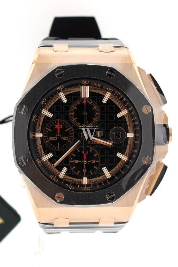 Audemars Piguet Royal Oak Offshore 44mm Black Chronograph Men's Watch 26401RO - Luxury Swiss Automatic Timepiece for Business, Gifting & Special Occasions