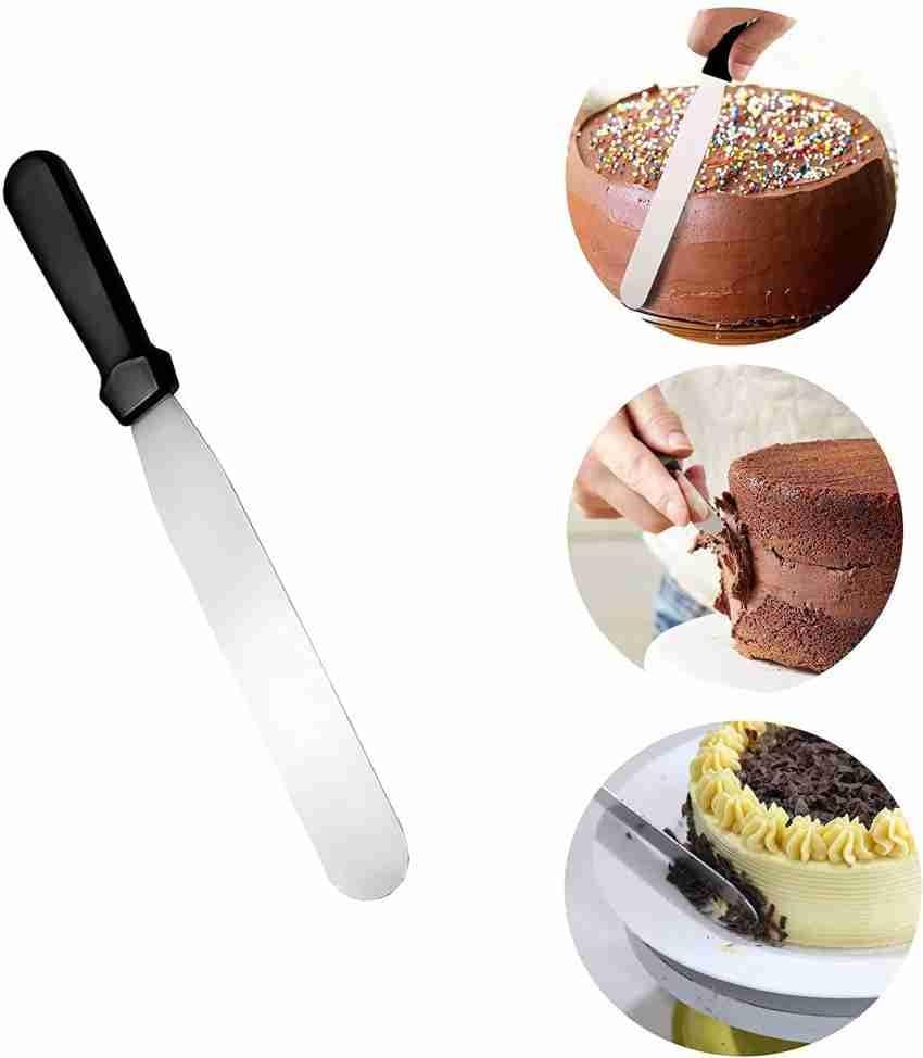 8 Inch Stainless Steel Cake Palette Knife - Professional Straight Icing Spatula for Baking, Cake Decorating & Pastry Making | Perfect for Home Bakers & Professional Chefs