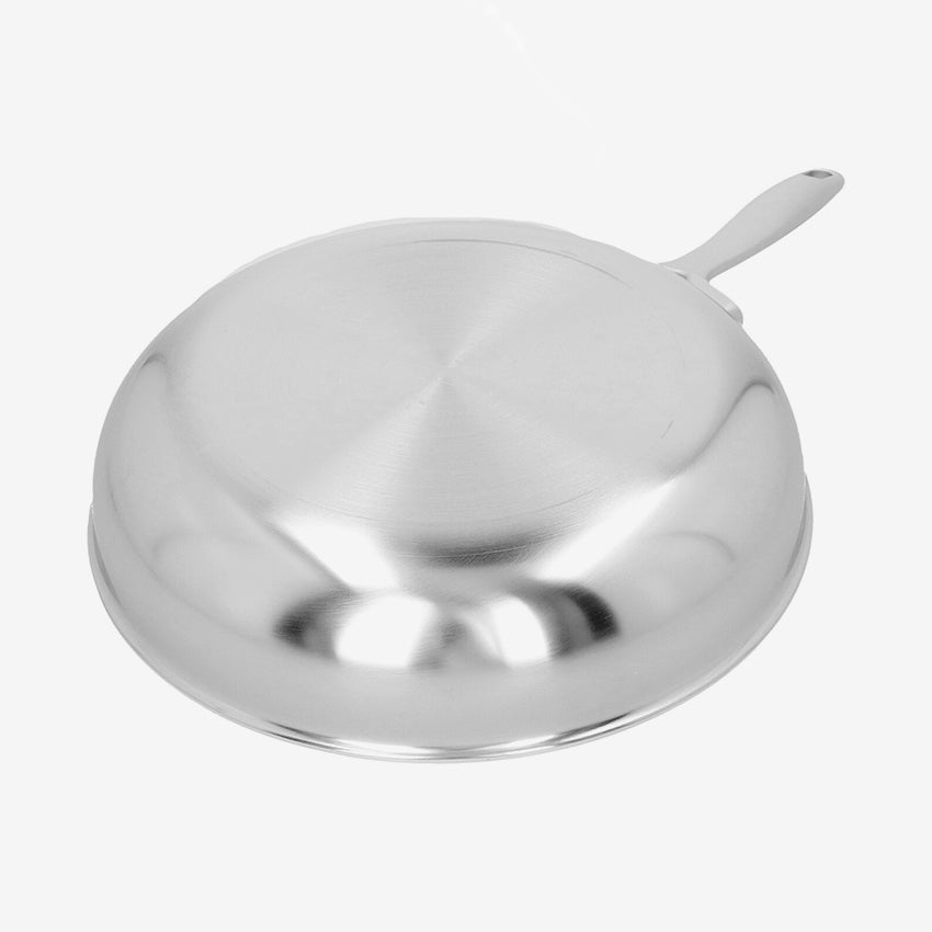 Demeyere Industry 5 Stainless Steel Fry Pan - Professional Grade Cookware for Home Chefs - Perfect for Searing, Sauteing & Frying
