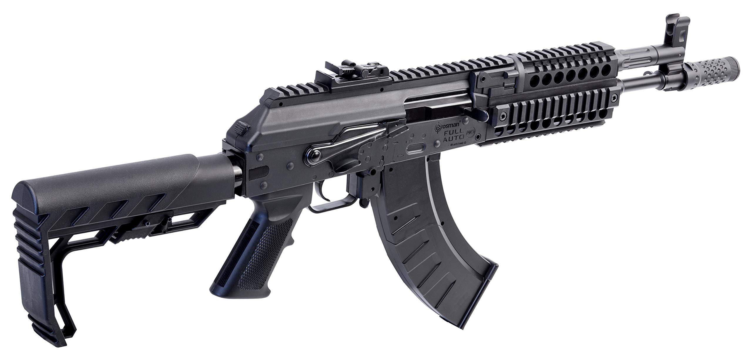 Crosman CAK1 Full & Semi-Auto 4.5mm BB Air Rifle - Powerful Pellet Gun for Target Shooting, Plinking & Outdoor Fun