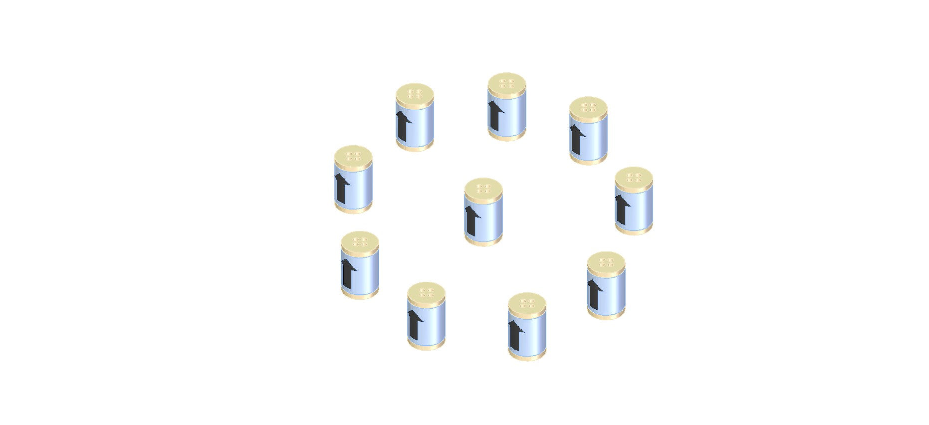 Stainless Steel Ball & Seat Check Valve Capsule - 3/16 Inch (Pack of 10) | Ideal for Hydraulic Systems, Water Pumps & Industrial Equipment