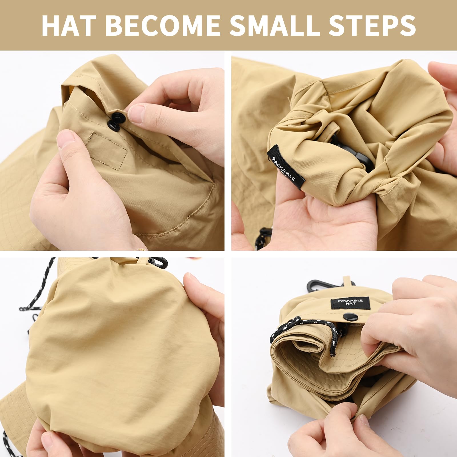 Bucket Hat for Men & Women - Quick Drying UV Protection Safari Boonie Hat with Adjustable Chin Strap | Waterproof & Breathable Mesh Design | Perfect for Fishing, Hiking, Beach & Outdoor Adventures