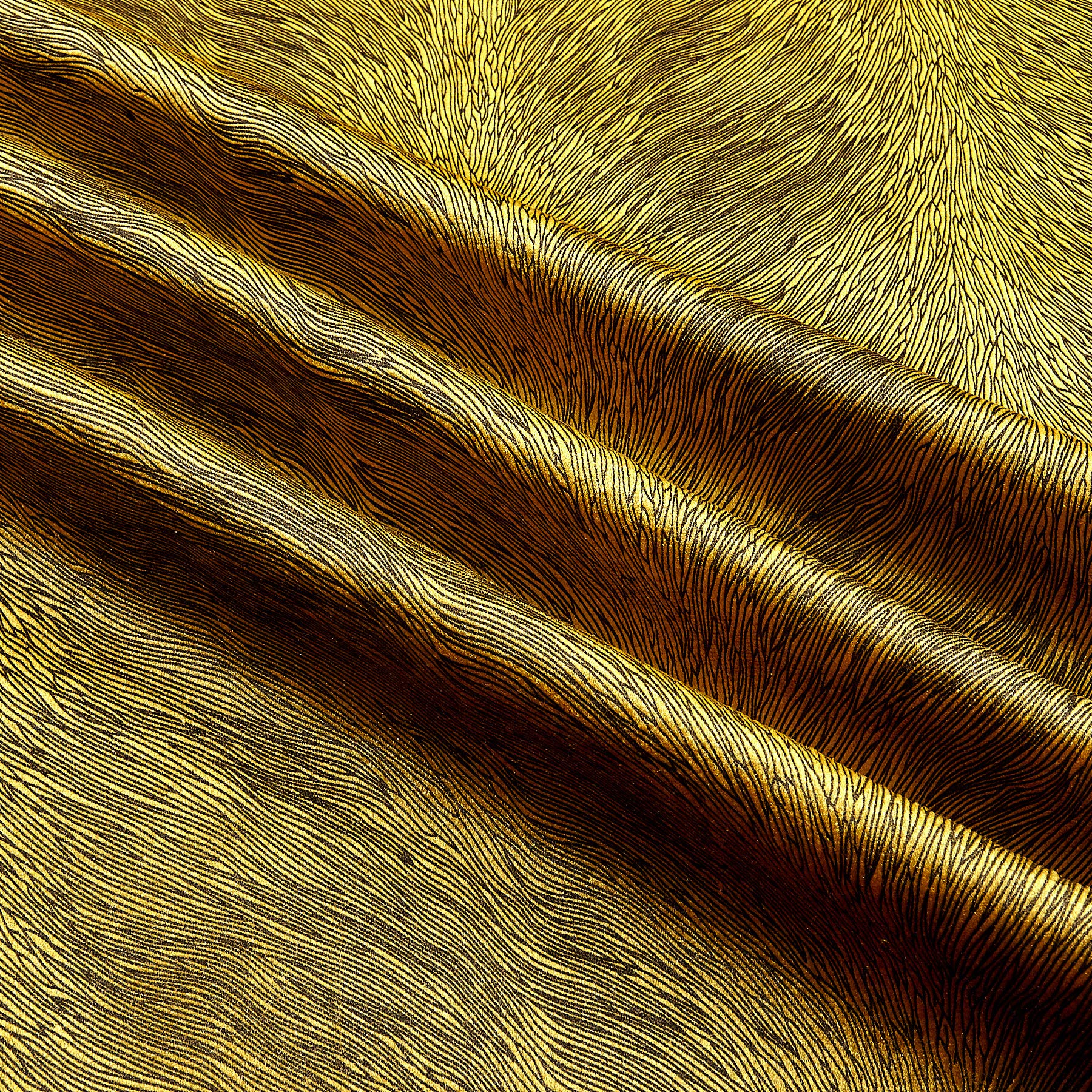 Goldenrod Brocade Hunter Velvet Fabric by The Yard - 72 Inch Wide Upholstery Material for Furniture, Drapery & Home Decor | Perfect for Chairs, Sofas, Pillows, Tablecloths & DIY Sewing Projects | Luxurious Embossed Velvet for Living Room, Bedroom & Wedding Decor