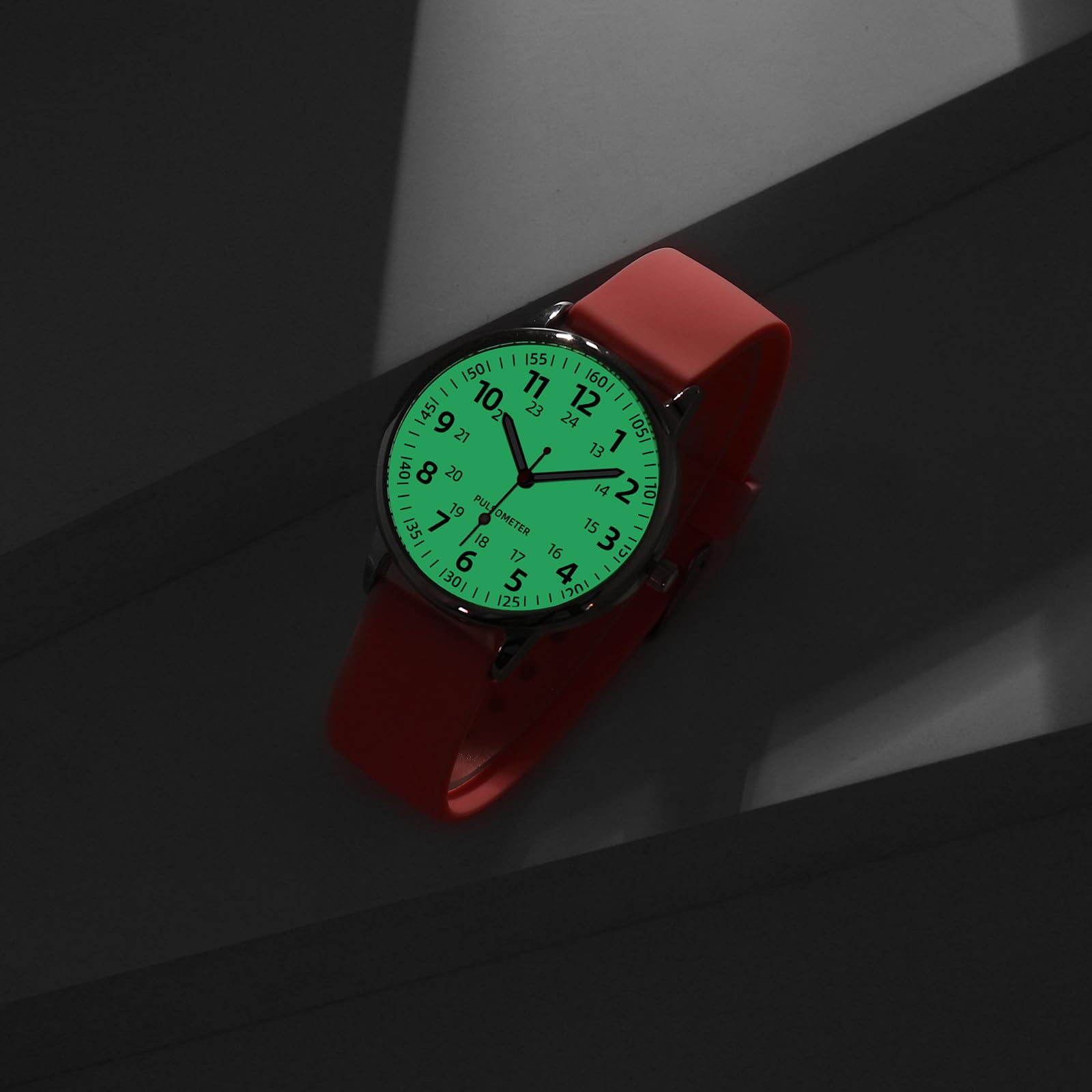 Nurse Watches for Women - Easy to Read Dial, Silicone Band, Water Resistant with Second Hand & 24 Hour Display - Perfect for Medical Professionals & Healthcare Workers