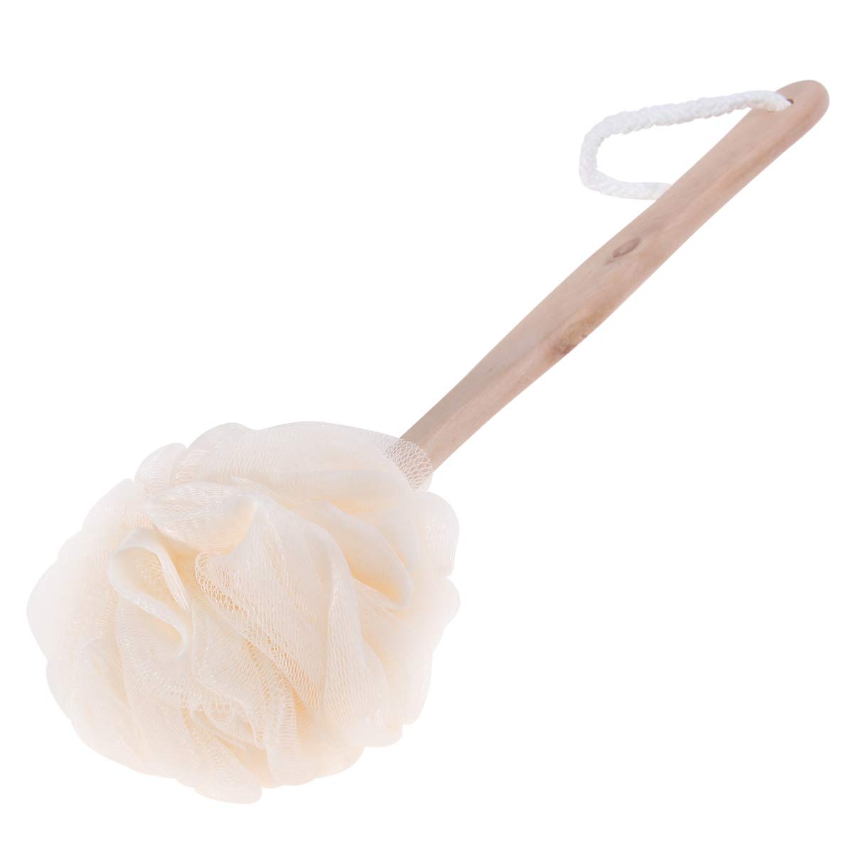 EXCLUZO 1 Set Body Brush with Handle - Exfoliating Bath Brush for Women & Men - Skin Cleansing & Soothing Scrubber - All Skin Types - Perfect for Shower, Spa & Dry Brushing Therapy