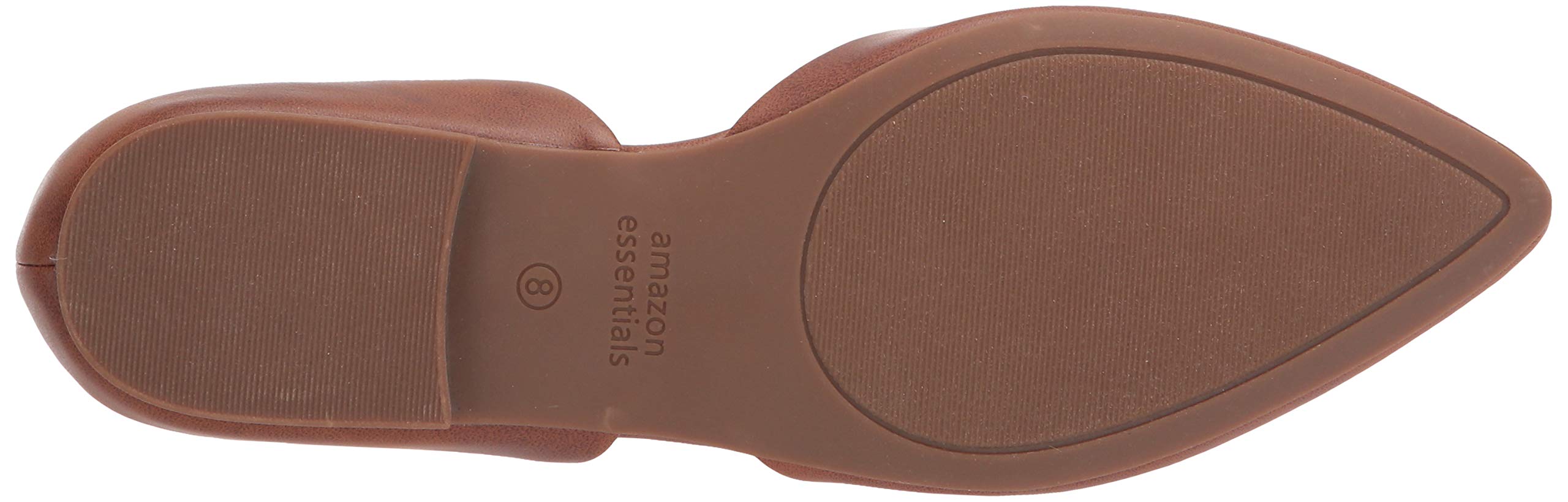 Amazon Essentials Women's Ballet Flat Shoes - Comfortable D'Orsay Style for Work, Casual & Everyday Wear