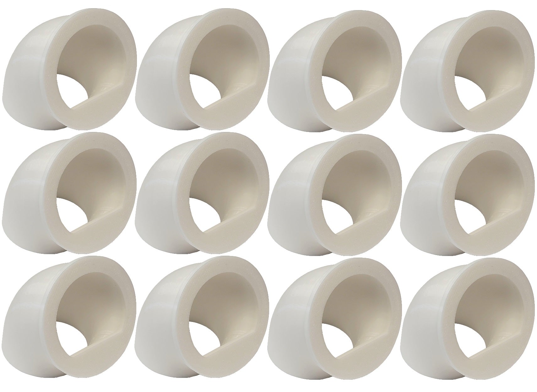 12 Pack Quail & Chick Port Feeders - No Waste Poultry Feeder for DIY Chicken Coop - Perfect for Small Birds, Chicks, and Quails in Backyard Farms