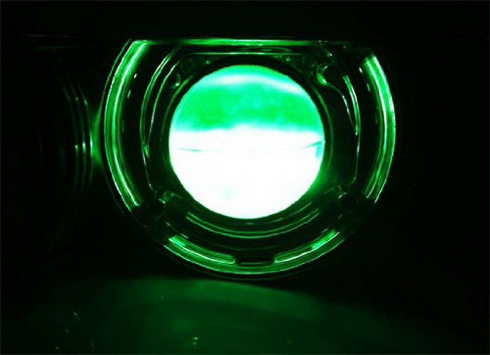 Exotic Green Devil Demon Eye LED Strips Module for Car Headlights Retrofit - Custom Projector Headlight Upgrade for Cars, Trucks & Motorcycles (Enhance Night Driving & Show Car Style)