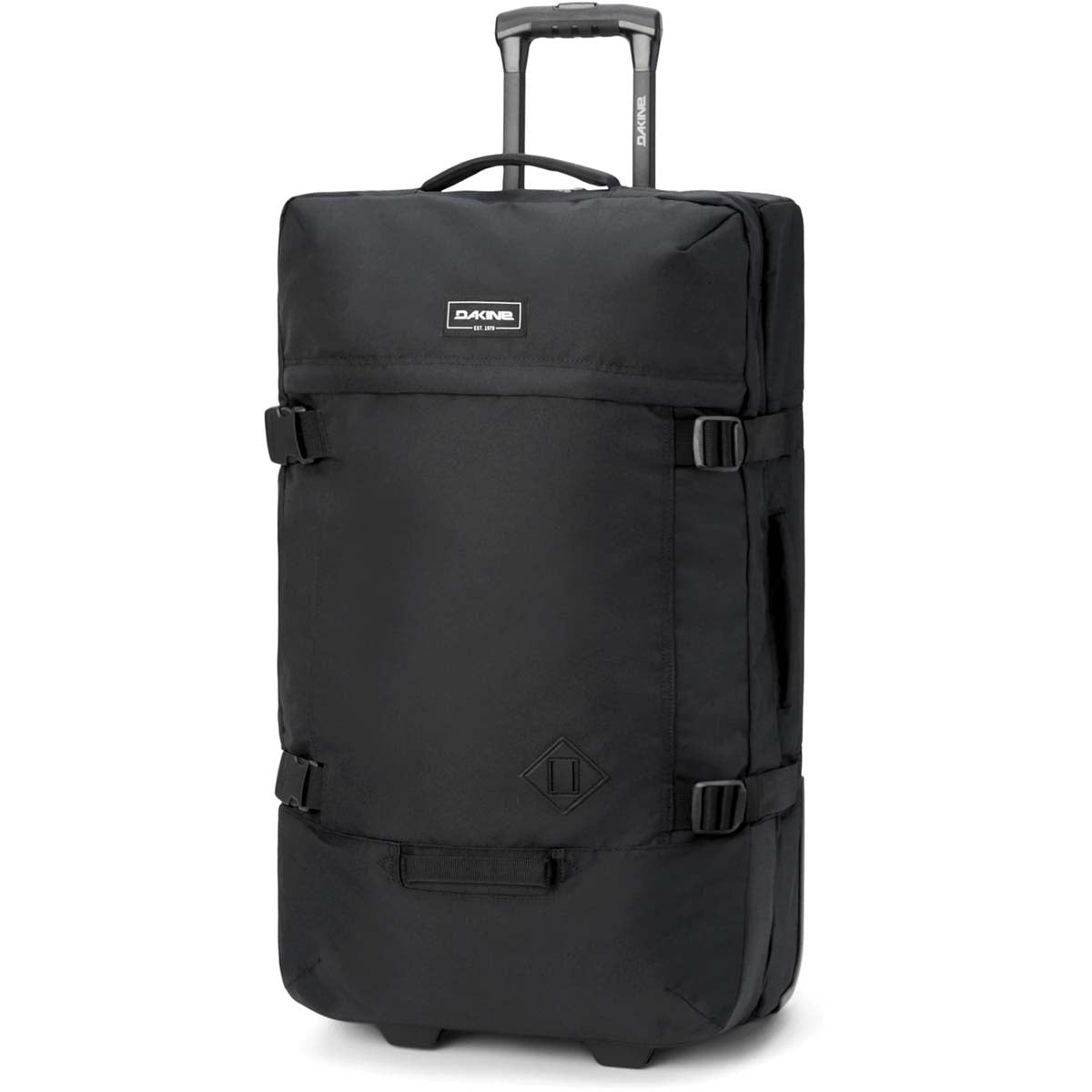 Dakine 365 Roller Bag LT 100L Black - Large Travel Luggage with Wheels for Airplane, Business Trip & Vacation - Durable Spinner Suitcase for Men & Women