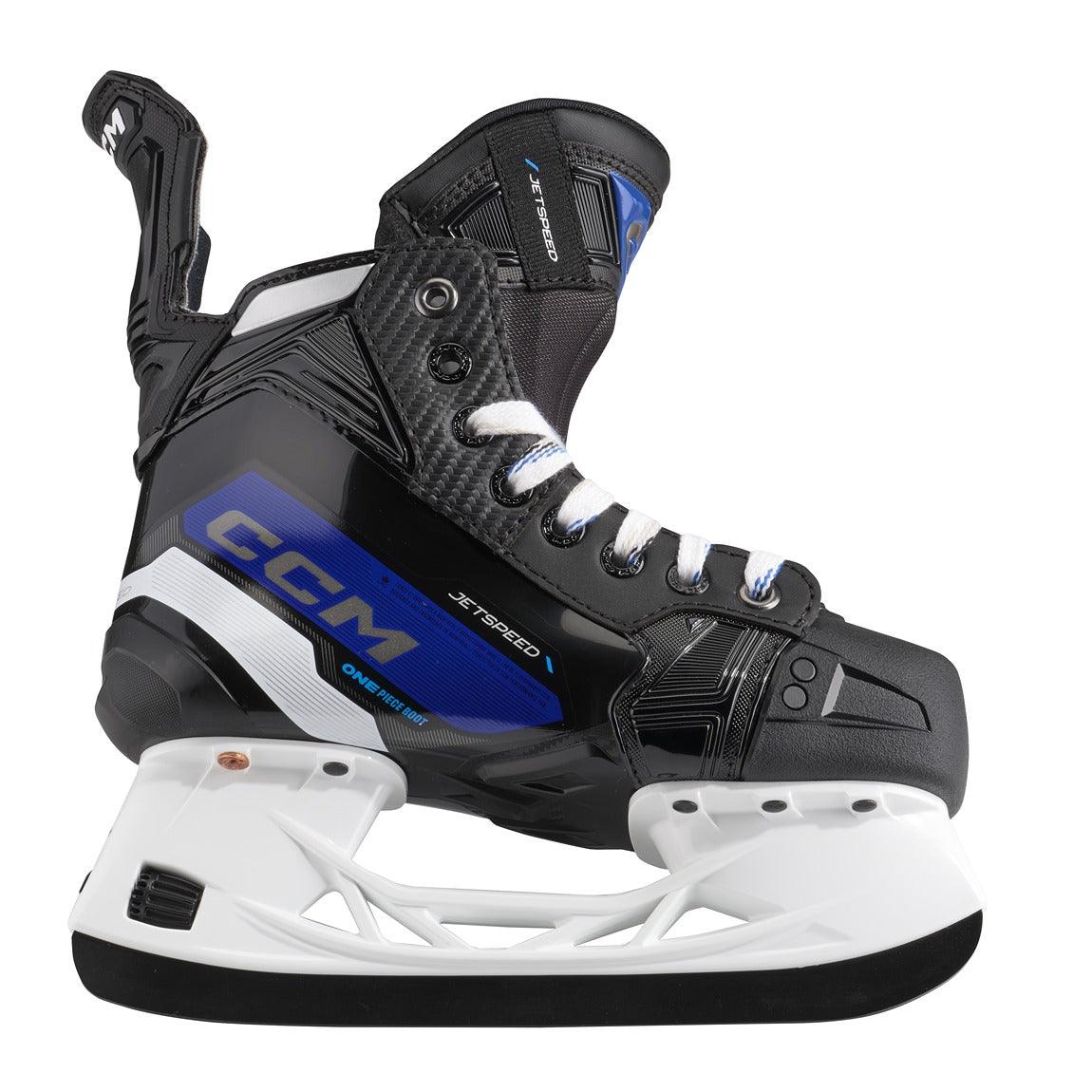 CCM Jetspeed XTRA Plus Hockey Skates for Junior Players - Lightweight Performance Ice Skates for Youth Hockey Training & Games