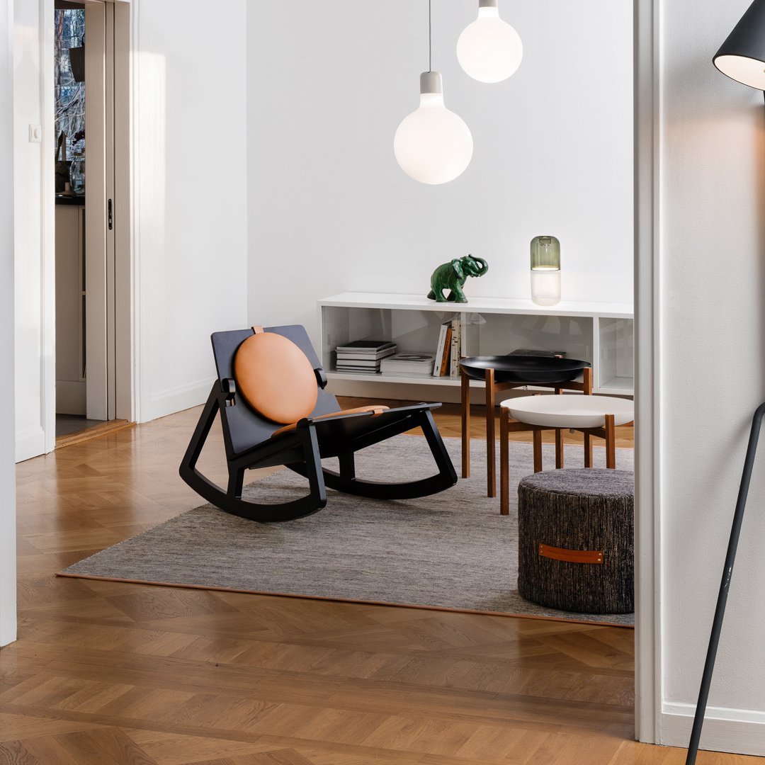 Bergstrom Bjork Rug - Modern Scandinavian Design by House Stockholm - Perfect for Living Room, Bedroom & Cozy Home Decor