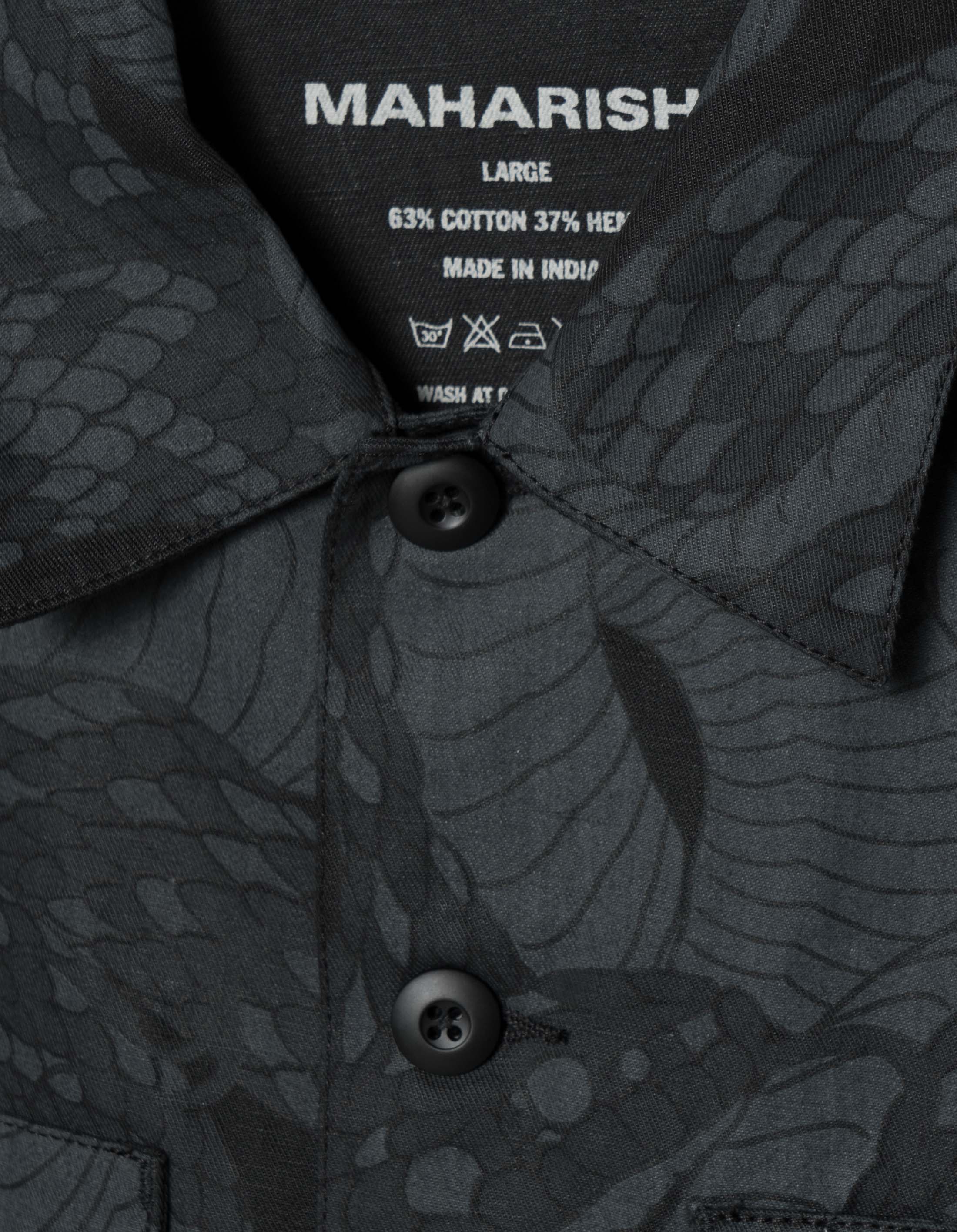 Men's 6037 Snakeskin Utility Overshirt in Subdued Night - Stylish & Durable Workwear for Outdoor Adventures & Casual Wear