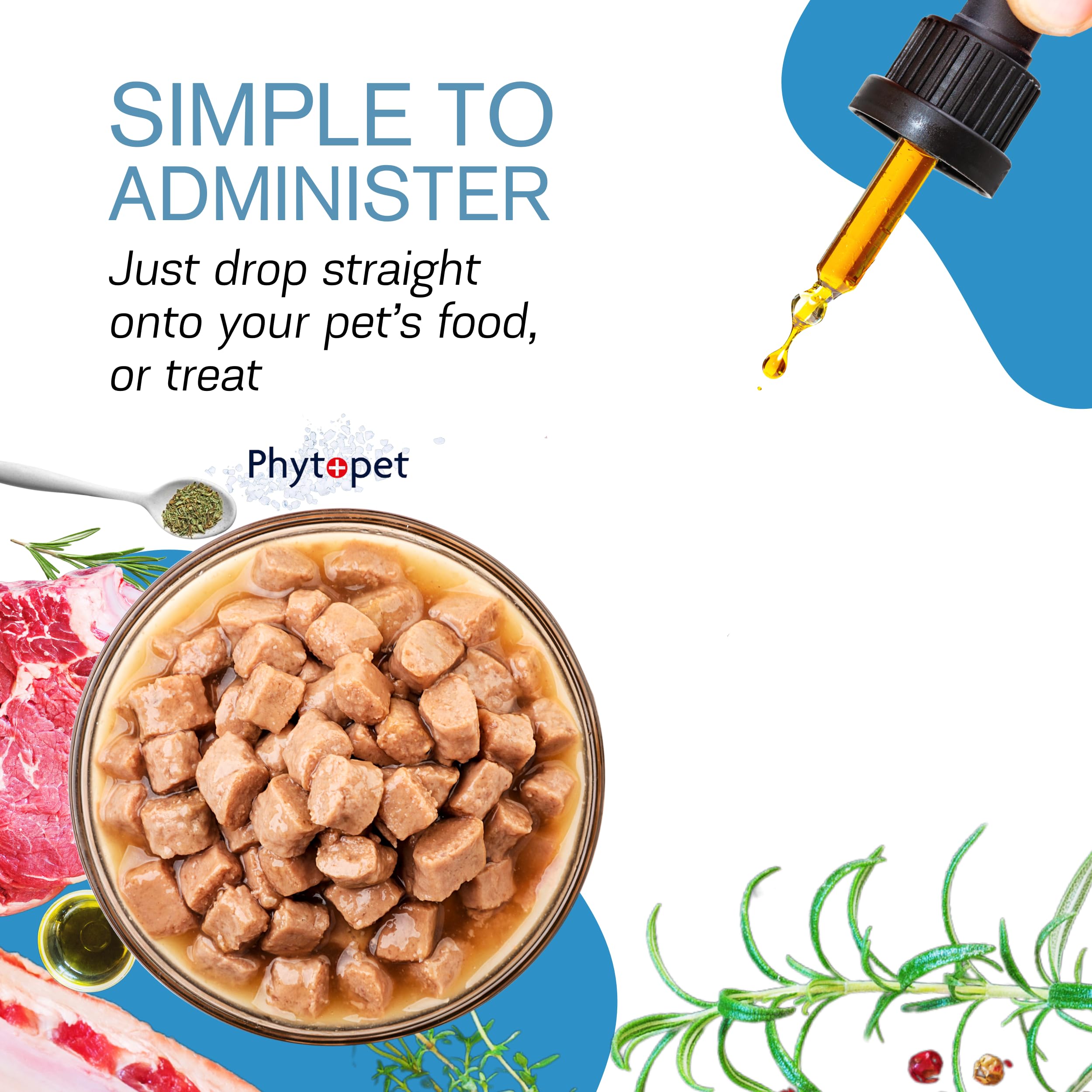 Natural Aqua Herbal Treatment for Pets - 30ml | Soothing Skin Care for Dogs & Cats | Relieves Itching, Allergies & Hot Spots | Perfect for Grooming & Daily Care