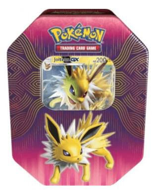 Elemental Power Tin - Jolteon GX Pokemon Trading Card Game Collectible (Perfect for Battles, Collecting & Gifts)