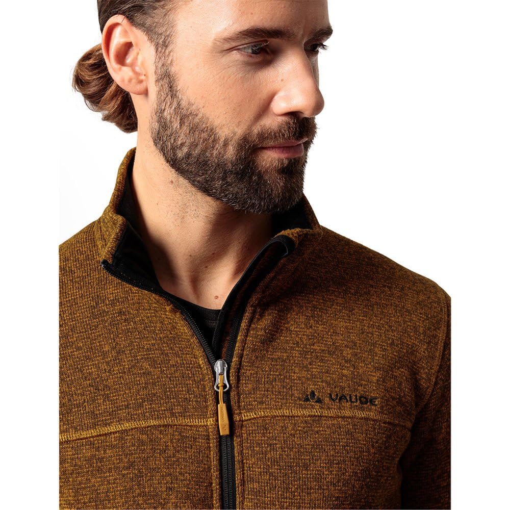 VAUDE Men's Rienza Jacket III - Lightweight Fleece Jacket for Hiking & Outdoor Activities - Windproof & Breathable Men's Winter Jacket for Camping & Travel