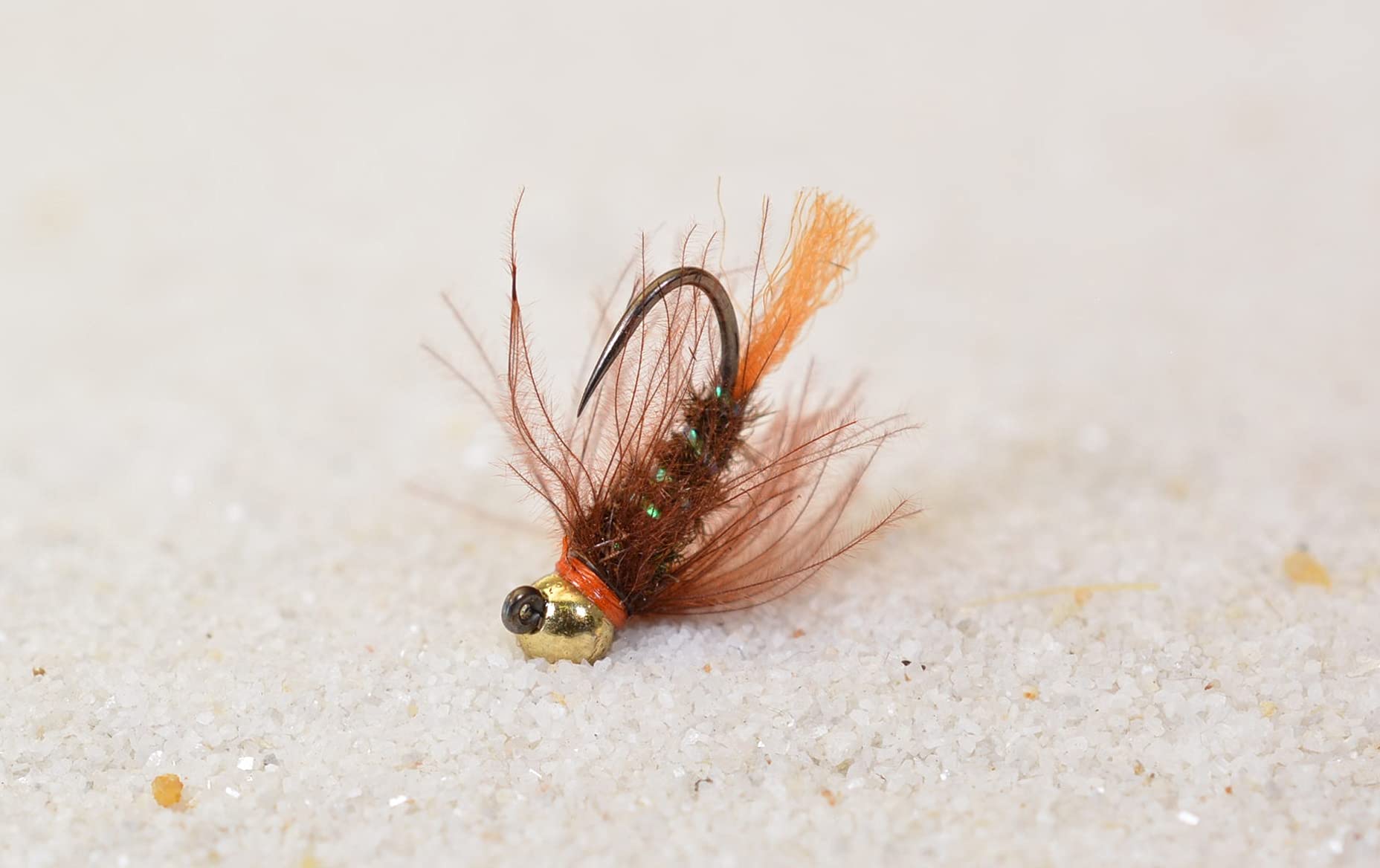 Premium Blowtorch Jig Fly - Euro Nymph Style Fishing Lures - Tied on Durable Hanak Hooks - 6 Pack - Perfect for Trout and Steelhead Fishing in Rivers and Streams