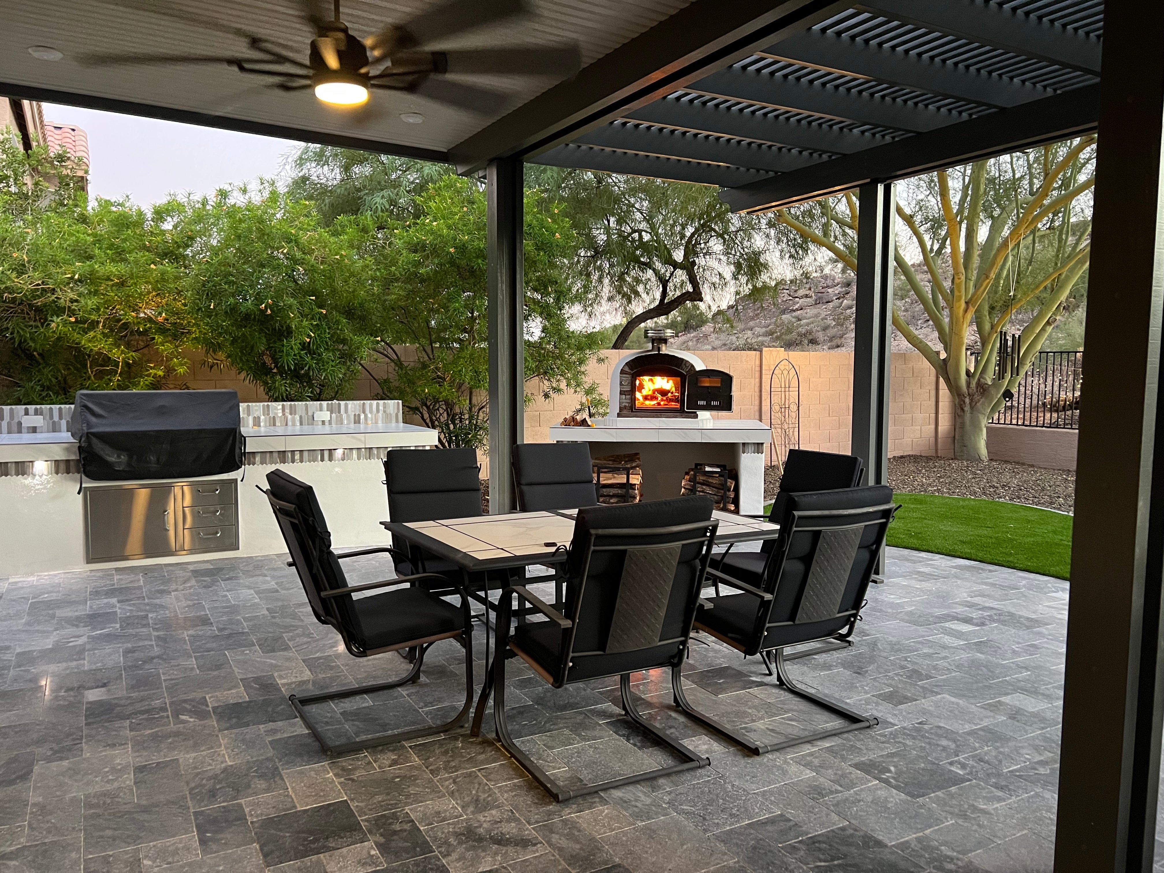 Premium VENTURA PRETO Wood Fired Pizza Oven - Best Selling Outdoor Pizza Maker for Backyard, Patio & Camping | Perfect for Home Chefs & Outdoor Cooking Enthusiasts