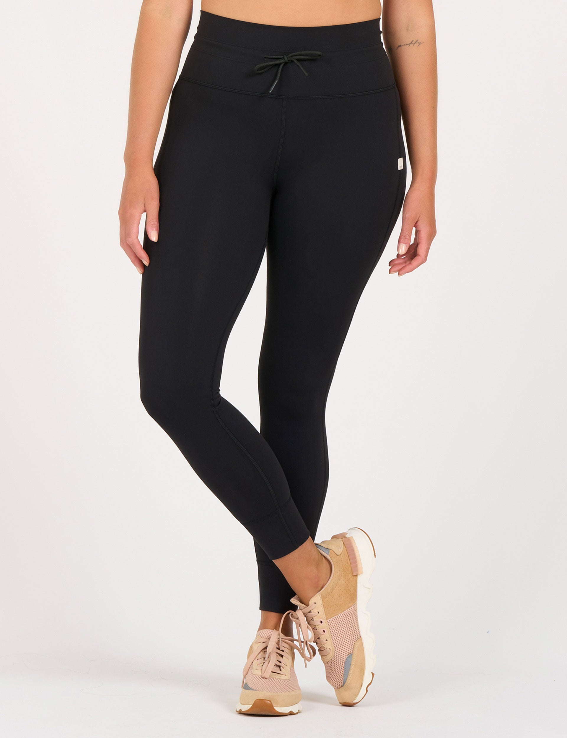 High Waist Black Leggings for Women - Comfortable Daily Workout Yoga Pants - Perfect for Gym, Running & Lounge Wear
