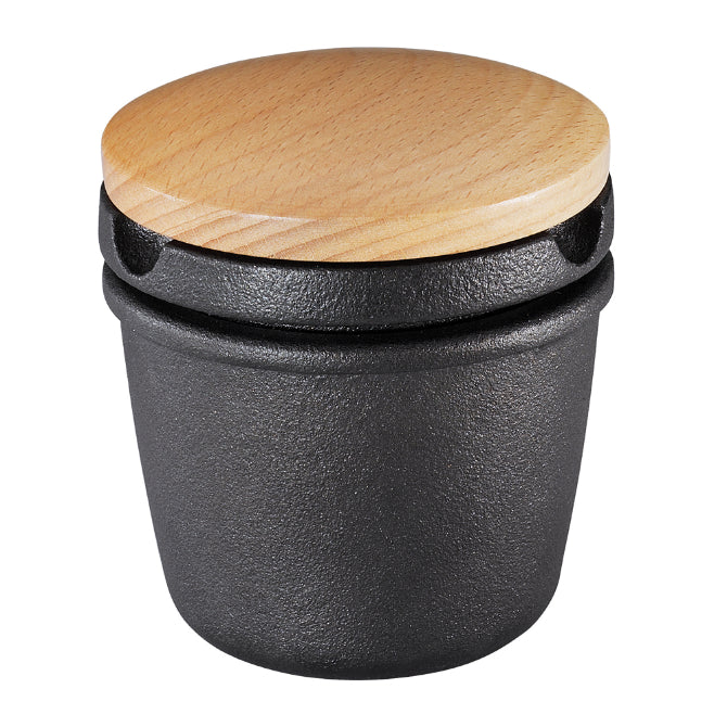 Premium Cast Iron Spice Grater - Heavy Duty Rust-Resistant Herb Grinder for Fresh Spices - Perfect for Kitchen, Camping & Outdoor Cooking