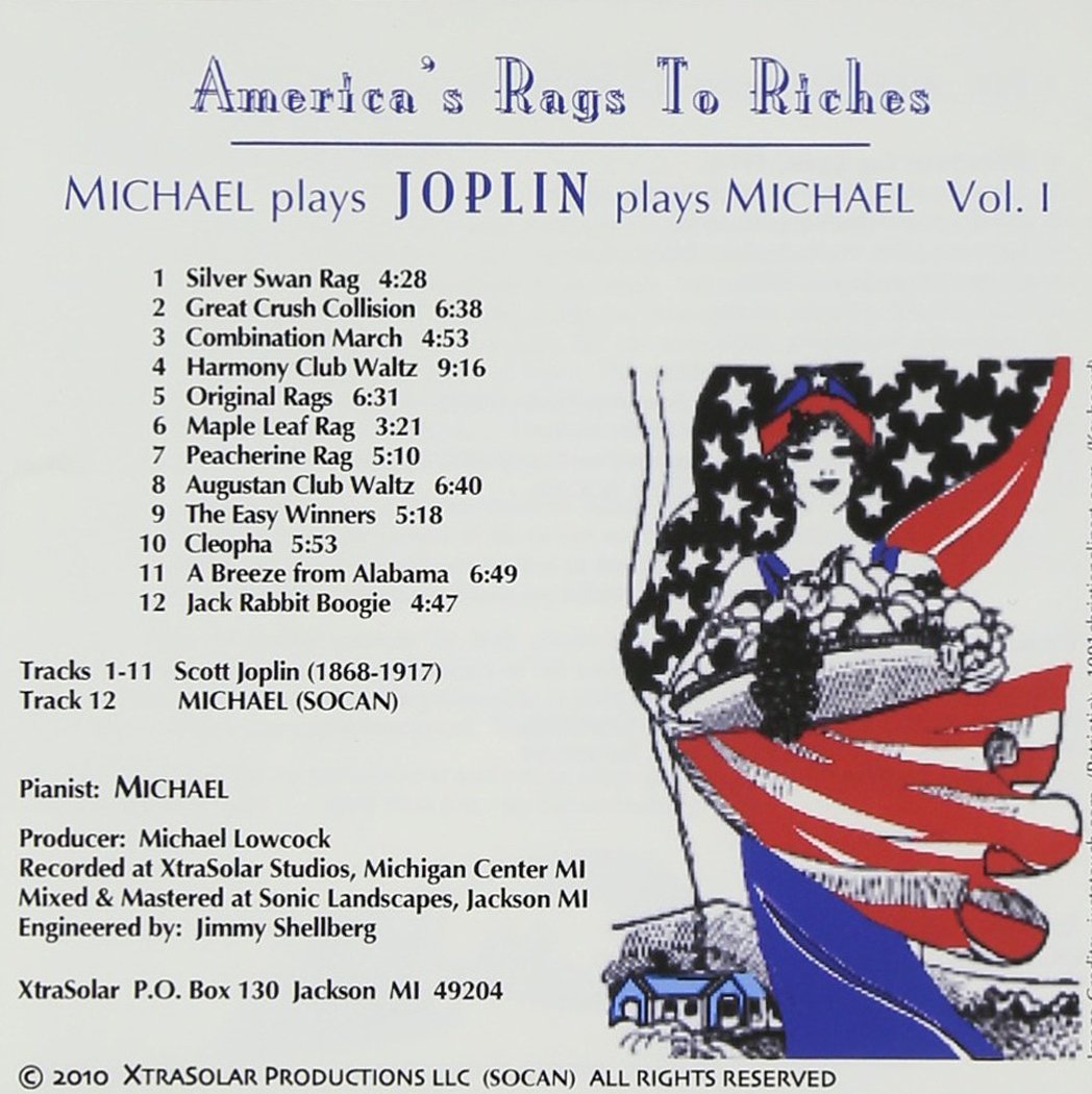 Best of Scott Joplin's Ragtime Piano Music - Michael Plays Joplin Album | Perfect for Relaxation, Study & Vintage Music Lovers