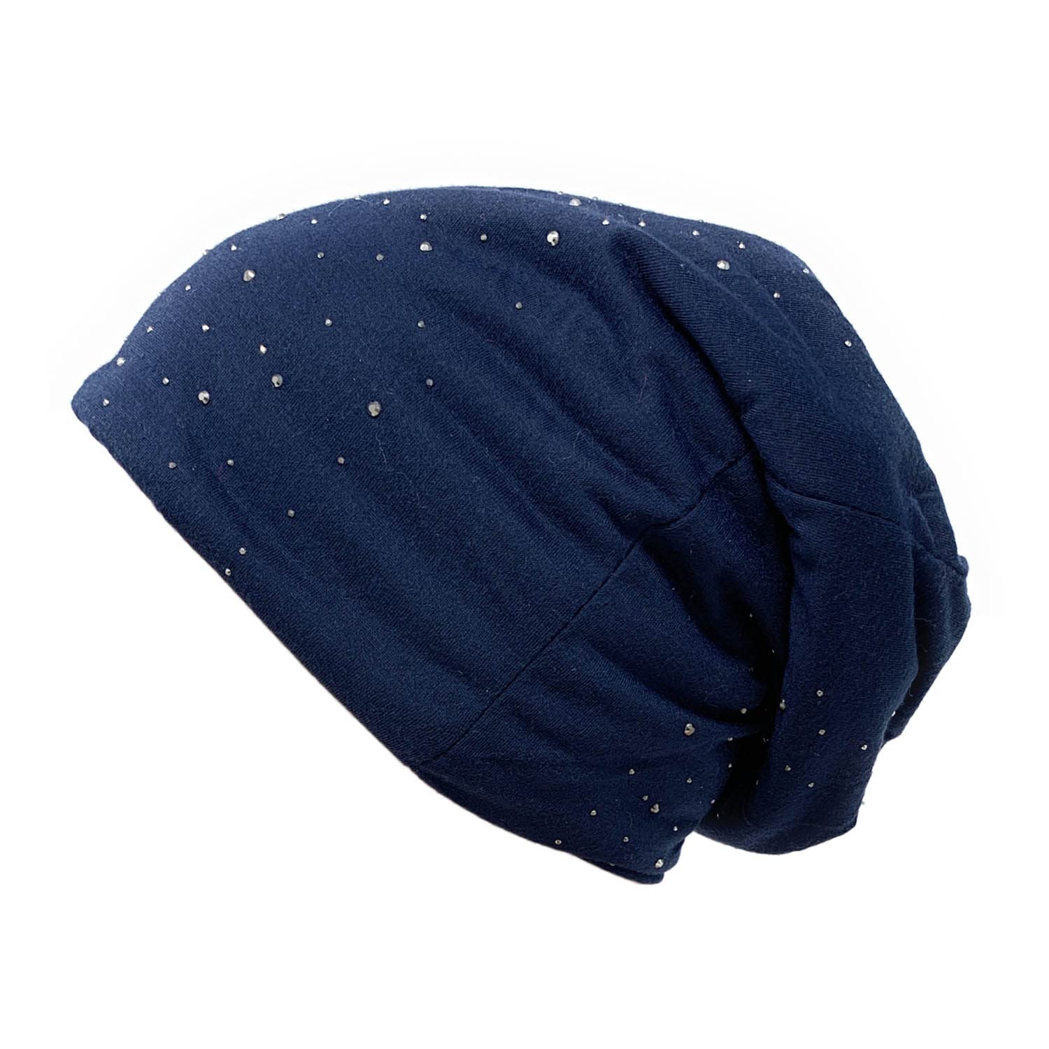 Empire Cove Stud Beanie with Fleece Lining - Warm Winter Hat for Women - Cozy Cold Weather Accessory for Outdoor Activities & Casual Fashion