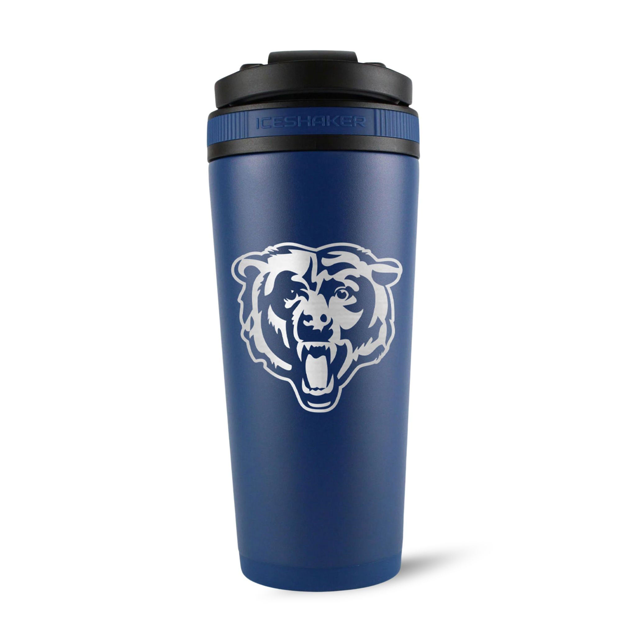 Chicago Bears 26oz Insulated Stainless Steel Water Bottle - Officially Licensed NFL Team Shaker Cup for Gym, Workouts & Outdoor Activities