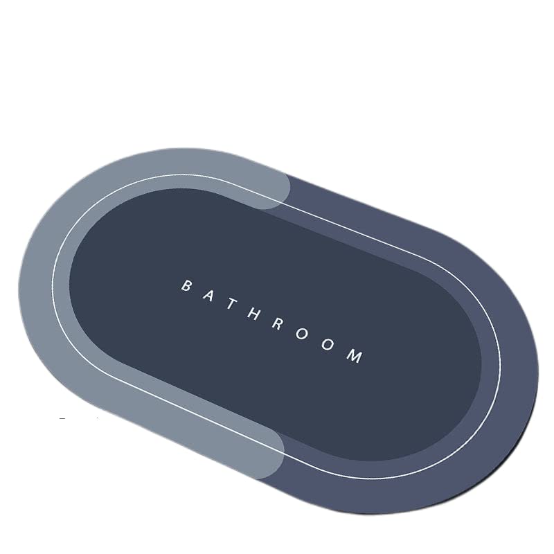 BIKETEK Non-Slip Bath Mat - Super Absorbent Quick Dry Bathroom Rug with Rubber Backing, Machine Washable for Sink, Tub & Shower - Perfect for Bathroom, Entryway & Laundry Room (20