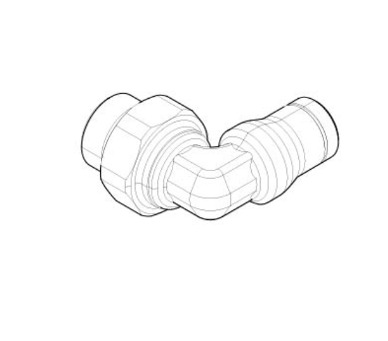 1-1/2 Inch Stainless Steel Boiler Elbow Fitting for Purge Line - High Temperature & Corrosion Resistant - Perfect for Industrial Boiler Systems & HVAC Applications