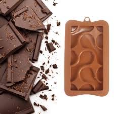 Flow Shape Chocolate Bar Silicone Mold for Baking & Cake Decorating