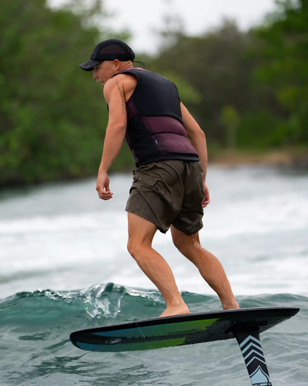Capiva Men's Slim Fit Vest in Plum Color - Lightweight & Breathable for Outdoor Activities, Hiking, and Casual Wear