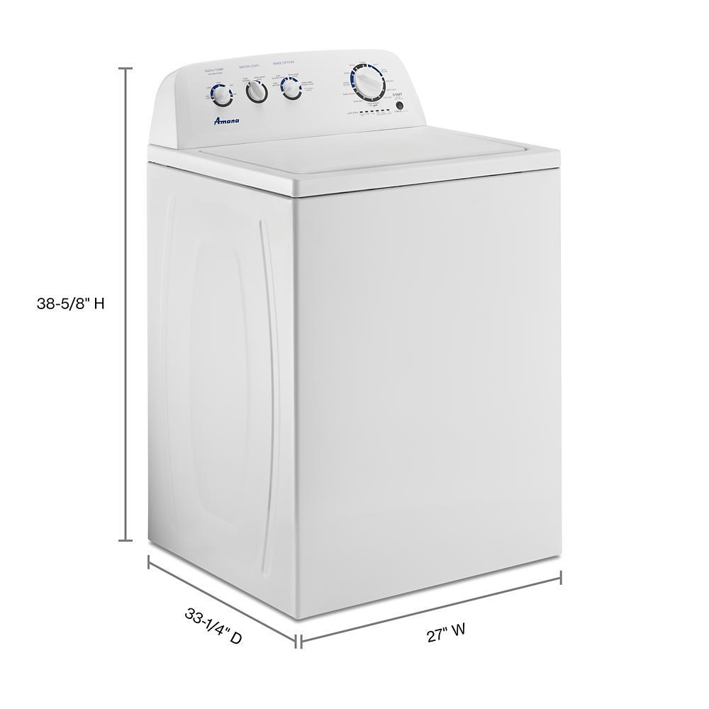 Amana NTW4519JW Large Capacity Top Load Washer with High Efficiency Agitator - Perfect for Family Laundry, Large Loads & Energy Savings