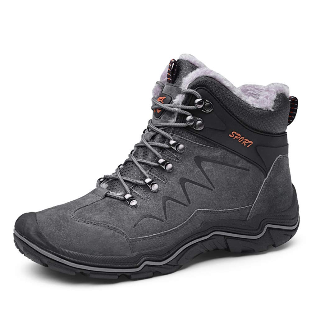 Men's High Top Sneakers Winter Warm Hiking Boots - Waterproof Ankle Boots for Climbing & Outdoor Adventures - Perfect for Hiking, Camping & Winter Sports