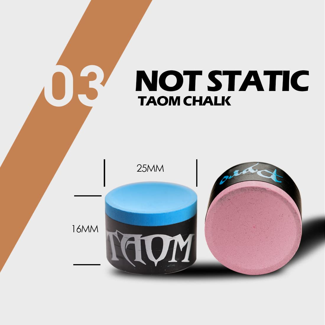 Premium TAOM Blue & Green Billiard Chalk - High-Performance Pool & Snooker Accessories for Smooth Cue Action - Perfect for Professional Players & Home Game Rooms
