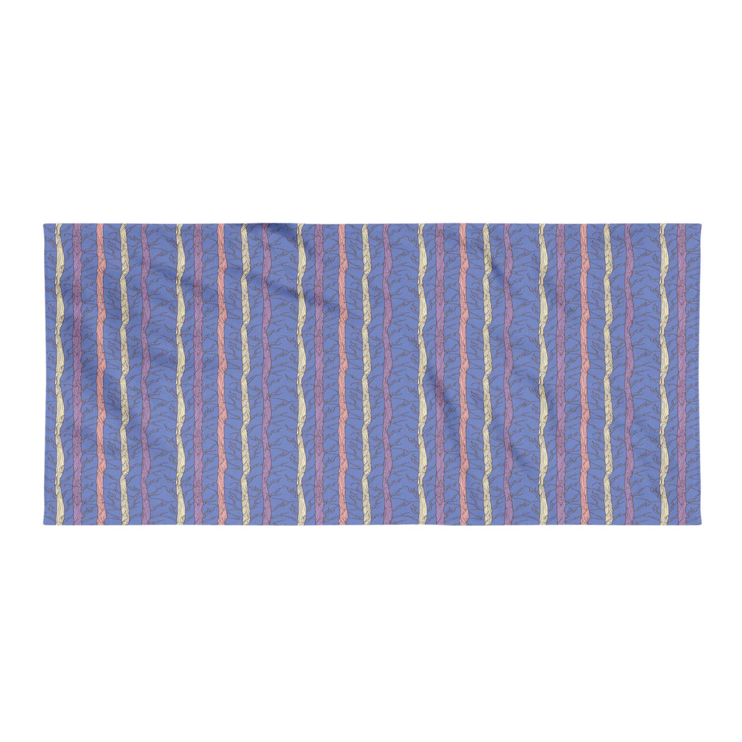 Ambesonne Quick Dry Lightweight Microfiber Camping Towel - Abstract Autumn Tree Branches Design, Ultra Compact for Backpacking, Hiking & Outdoor Adventures - Violet Blue Blush Color - Perfect for Beach, Gym, Yoga & Travel
