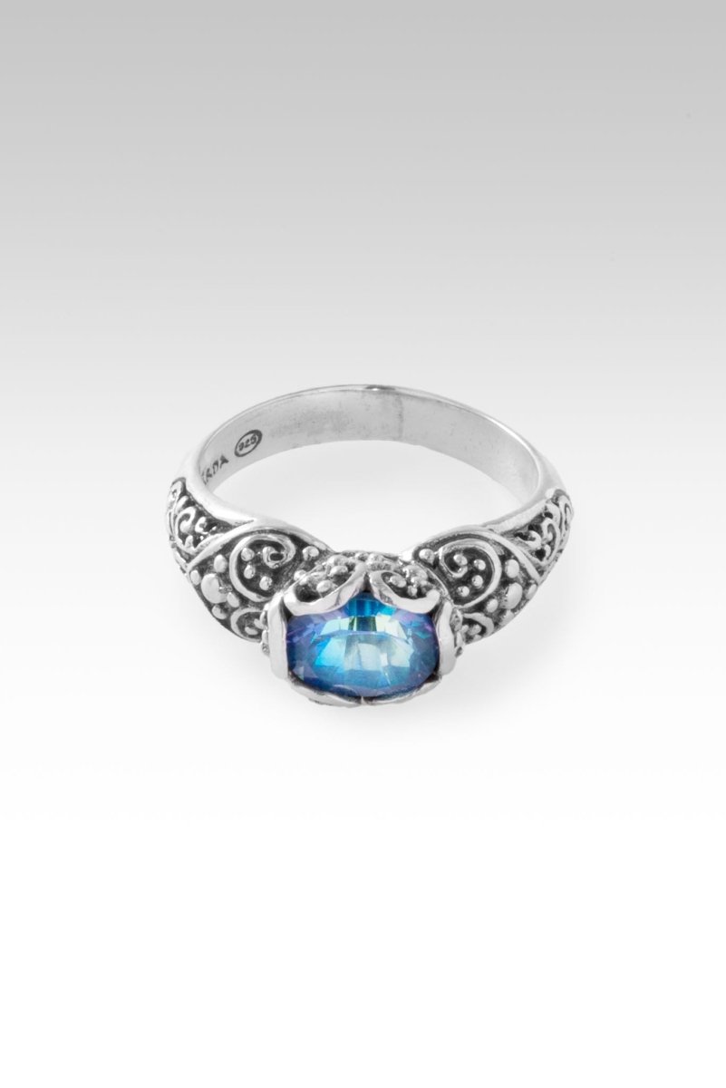 Euphony Ring™ in Sheer Luck™ Mystic Topaz - Elegant Sterling Silver Gemstone Ring for Women | Perfect for Weddings, Anniversaries & Special Occasions